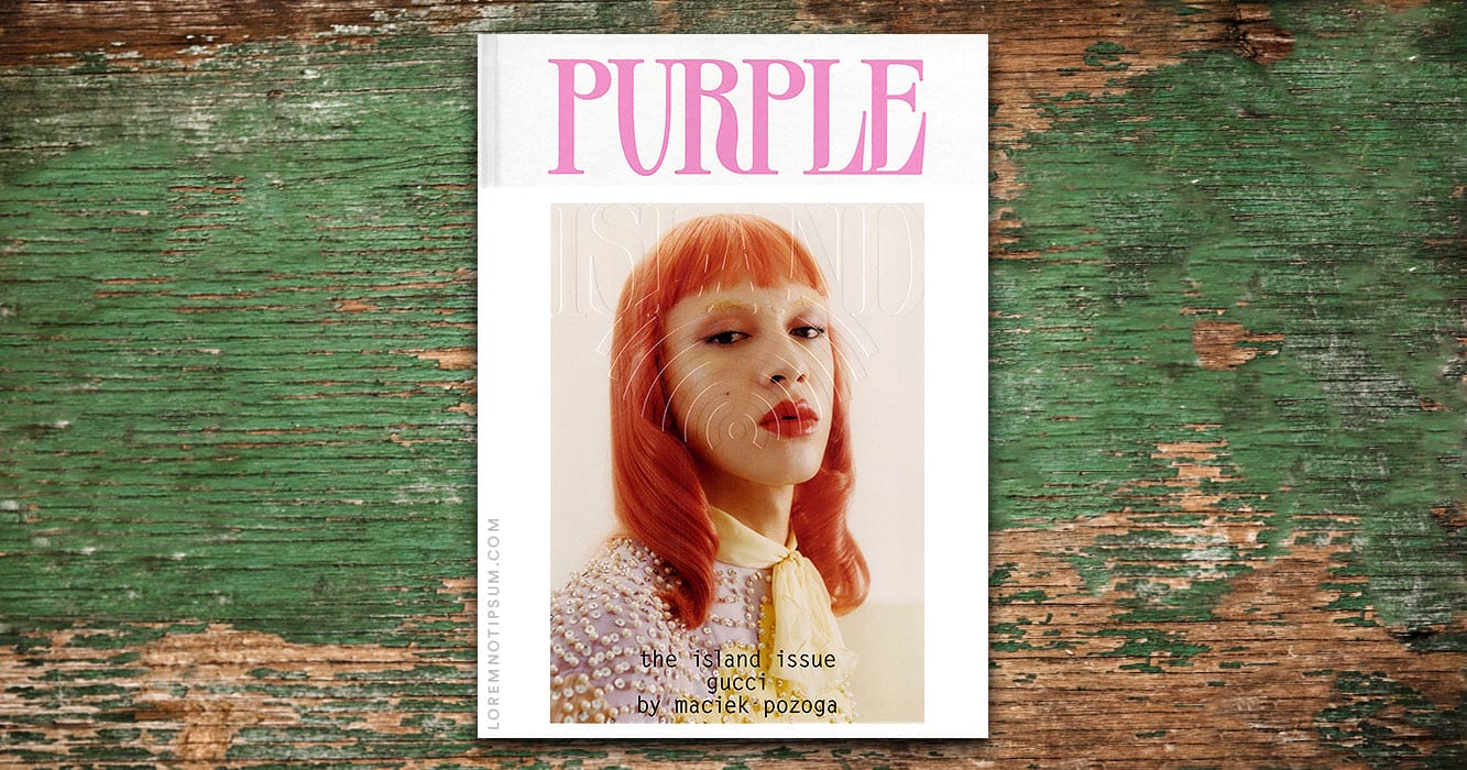 Purple Fashion Magazine Issue 35 - Buy from LOREM (not Ipsum)
