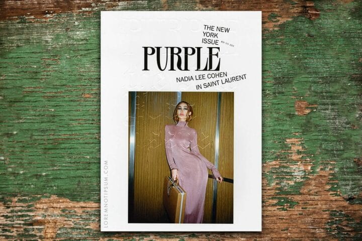 Purple Fashion Magazine - Buy from LOREM (not Ipsum)