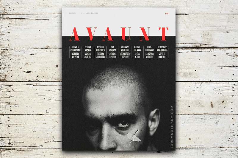 AVAUNT Magazine Issue 8 – loremnotipsum.com