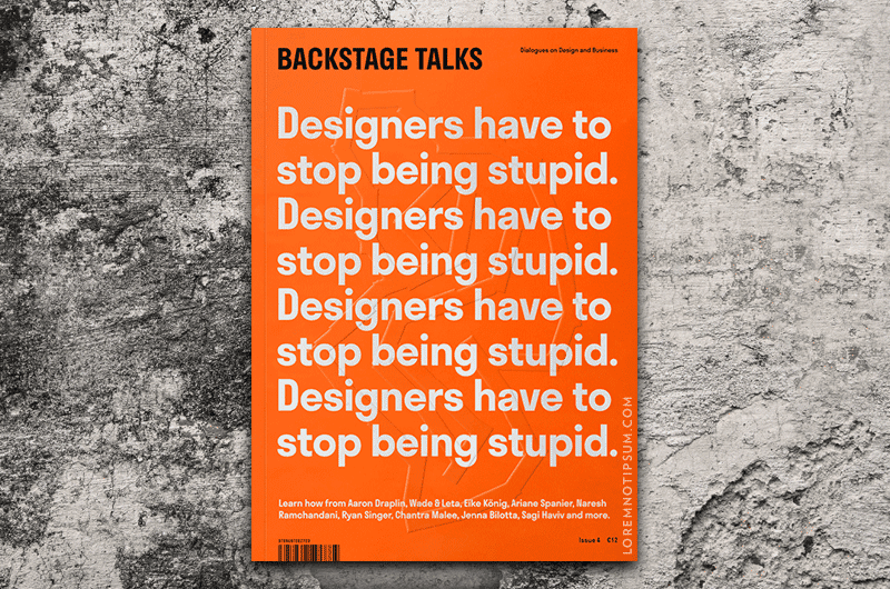 Backstage Talks Issue 4 featuring Eike König, Ryan Singer and many more – loremnotipsum.com