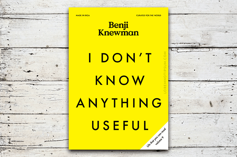 Benji Knewman Magazine Issue 9 – loremnotipsum.com