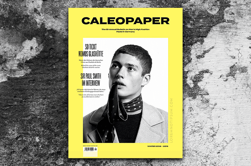 CALEOPAPER Magazine Winter 2018-2019 – loremnotipsum.com