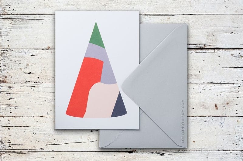Karten Design Fabrik Two Trees Red Christmas Card – loremnotipsum.com