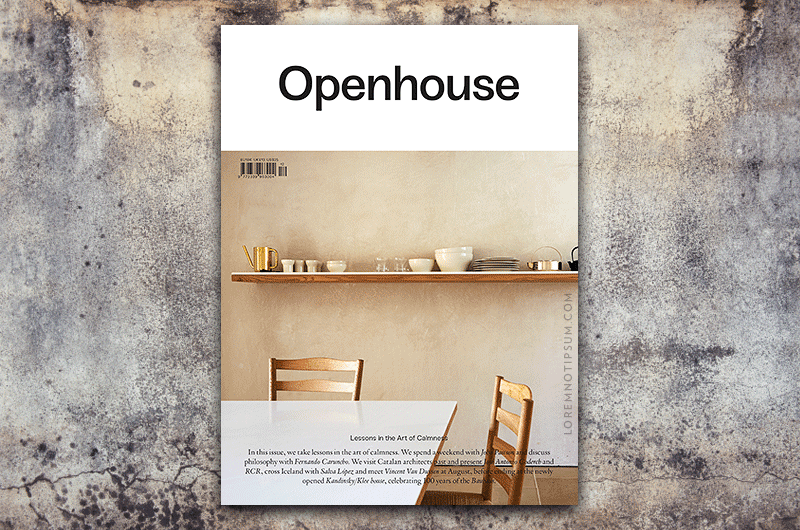 Openhouse Magazine Issue 12 – loremnotipsum.com