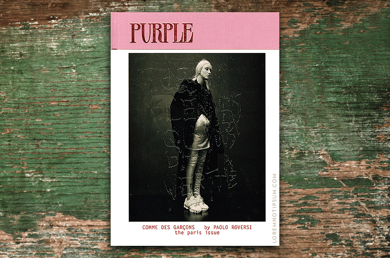 Purple Fashion Magazine Issue 31 - Buy from LOREM (not Ipsum)