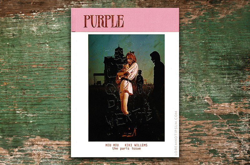 Purple Fashion Magazine Issue 31 - Buy from LOREM (not Ipsum)