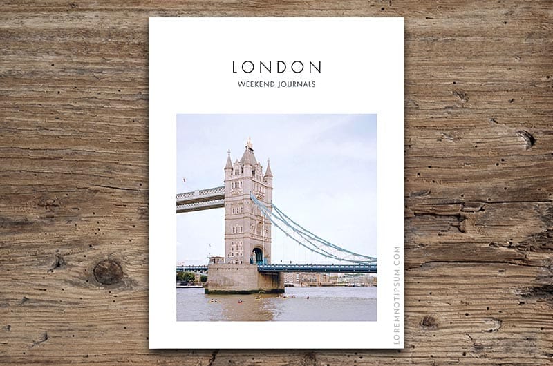 London Travvel Book by Weekend Journals – loremnotipsum.com