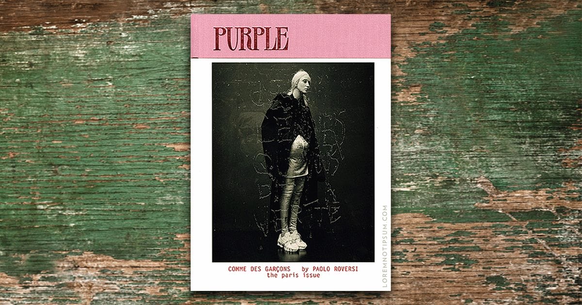 Purple Fashion Magazine Spring/Summer '09 No.11/ODDA