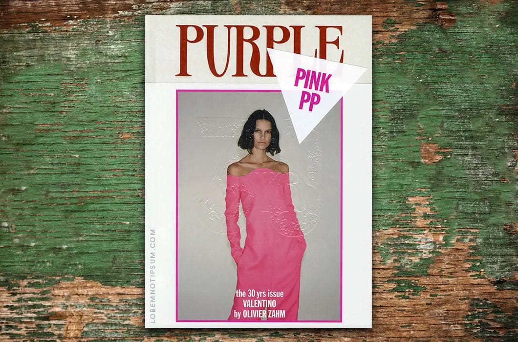Purple Fashion Magazine Issue 38 - Buy from LOREM (not Ipsum)