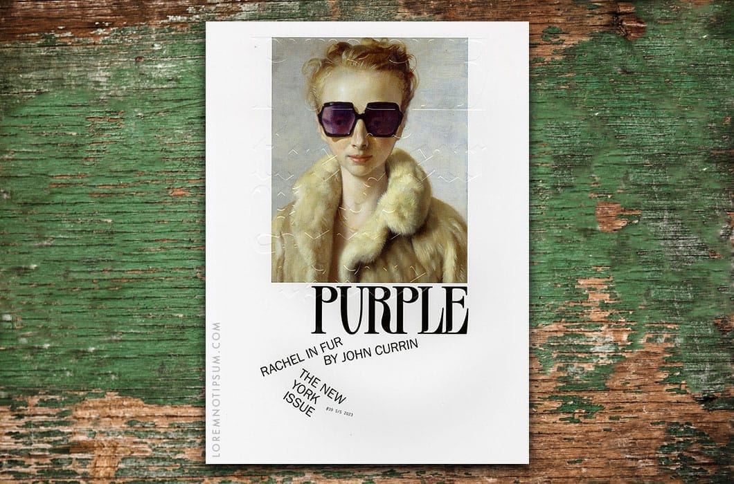 The Brain Issue #33 S/S 2020 - purple MAGAZINE