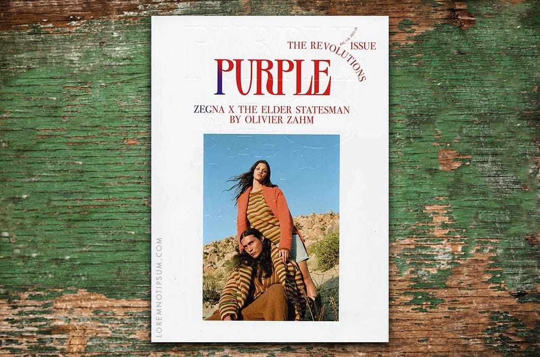 Purple Fashion Magazine Issue 40 - LOREM (not Ipsum)