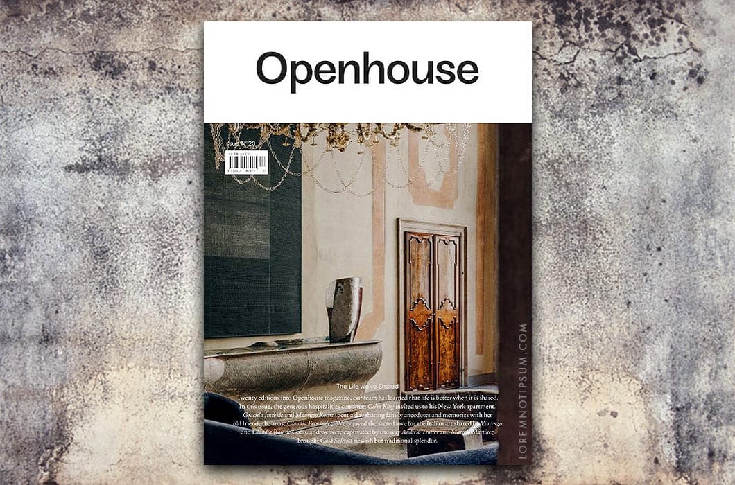 Openhouse Magazine Issue 20 – loremnotipsum.com