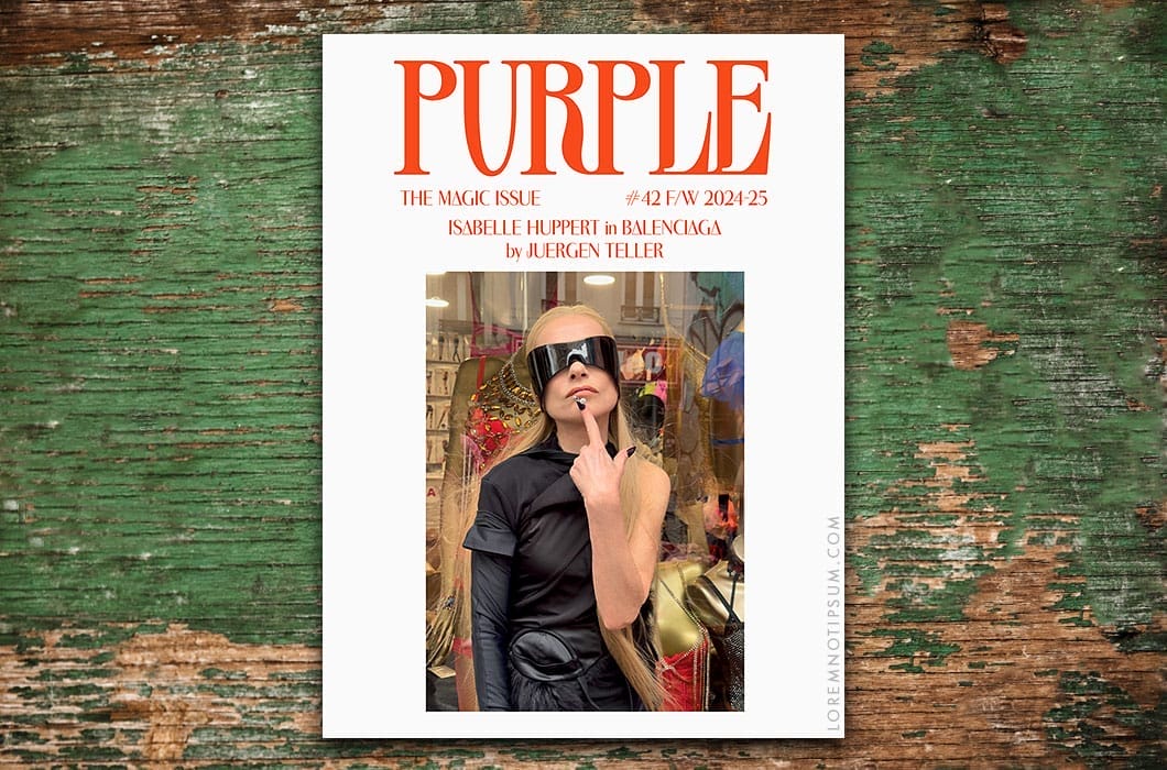 Purple Fashion Magazine Issue 42 - LOREM (not Ipsum)