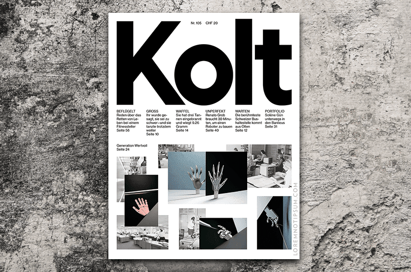 KOLT Magazin Nr. 105 – loremnotipsum.com