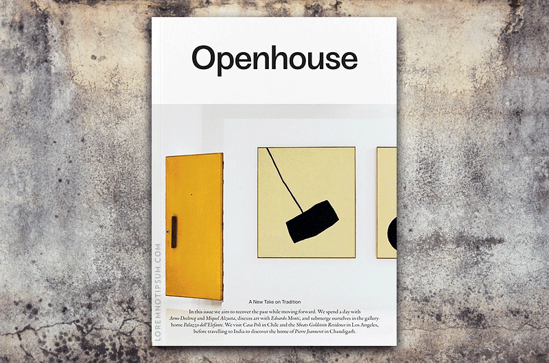 Openhouse Magazine Issue 11 – loremnotipsum.com