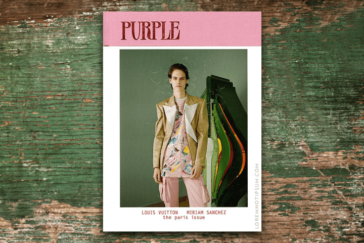 Purple Fashion Magazine - Buy from LOREM (not Ipsum)