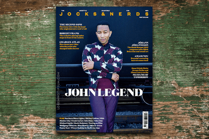Jocks and Nerds Magazine - Buy from LOREM (not Ipsum)