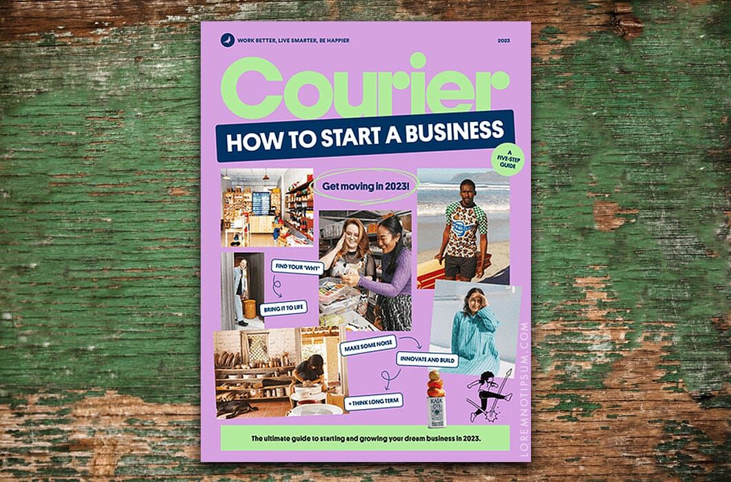 Courier Magazine "How to Start a Business 2023" – loremnotipsum.com
