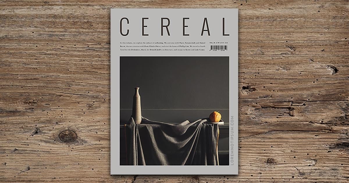Cereal Magazine – Volume 16 - Buy from LOREM (not Ipsum)