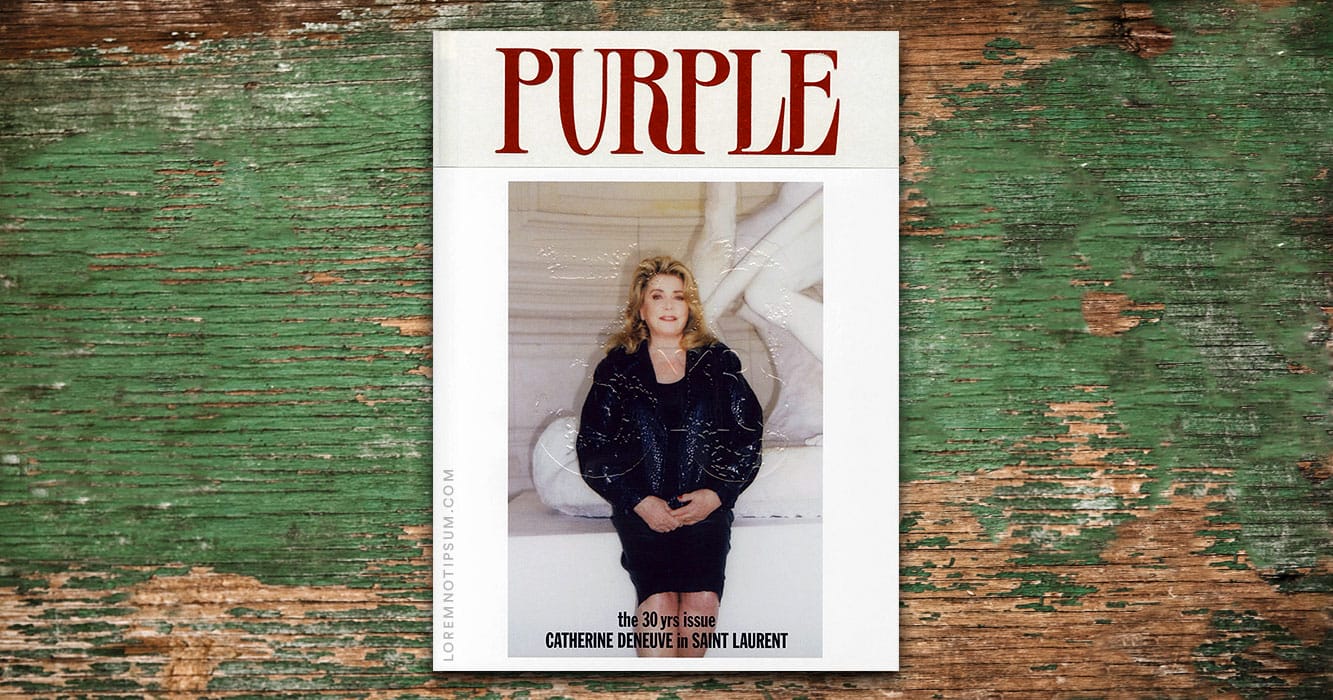 Purple Fashion Magazine Issue 38 - Buy from LOREM (not Ipsum)