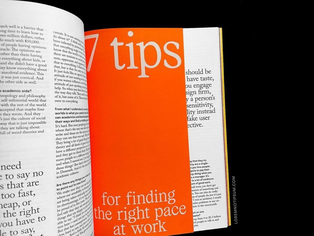 Backstage Talks Magazine Issue 5 – loremnotipsum.com