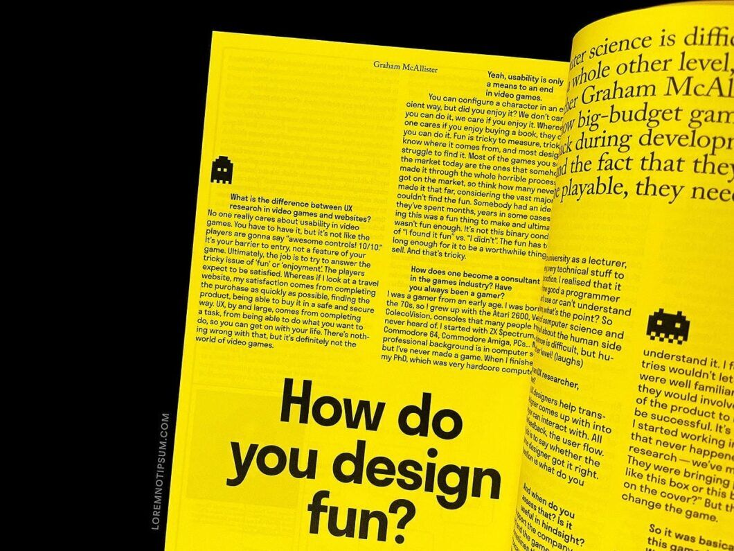 Backstage Talks Magazine Issue 5 – loremnotipsum.com