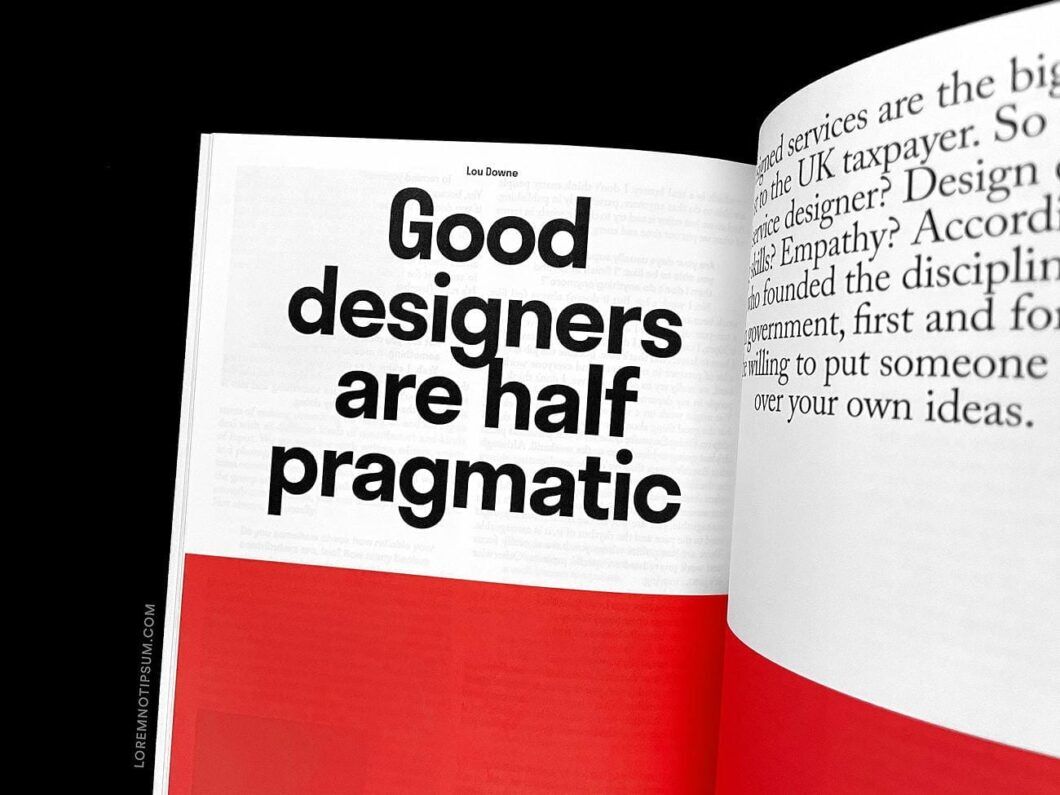 Backstage Talks Magazine Issue 5 – loremnotipsum.com