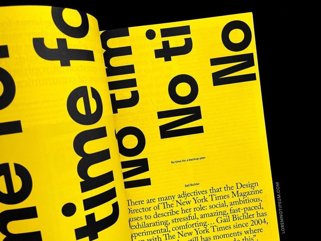 Backstage Talks Magazine Issue 5 – loremnotipsum.com