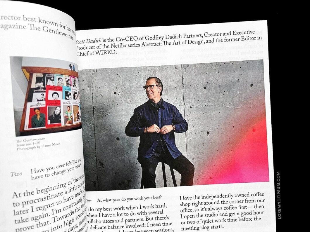 Backstage Talks Magazine Issue 5 – loremnotipsum.com