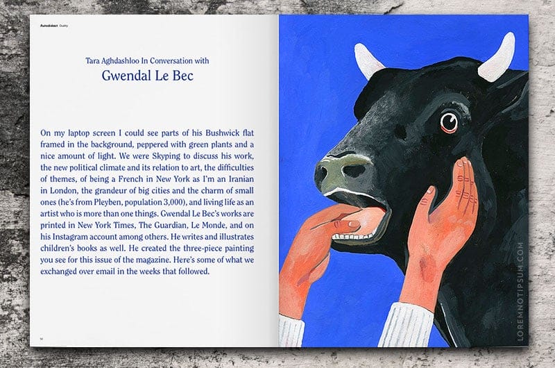 Autodidact Magazine Issue 1 – loremnotipsum.com