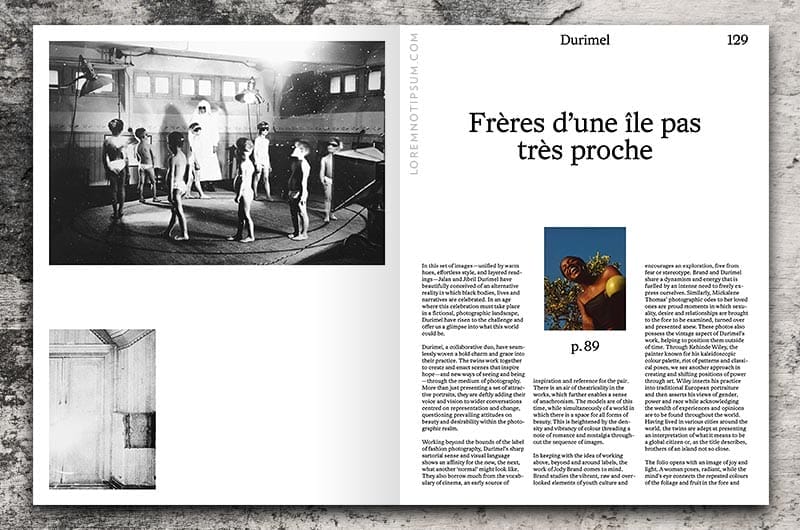 Foam Magazine Issue 52 – loremnotipsum.com