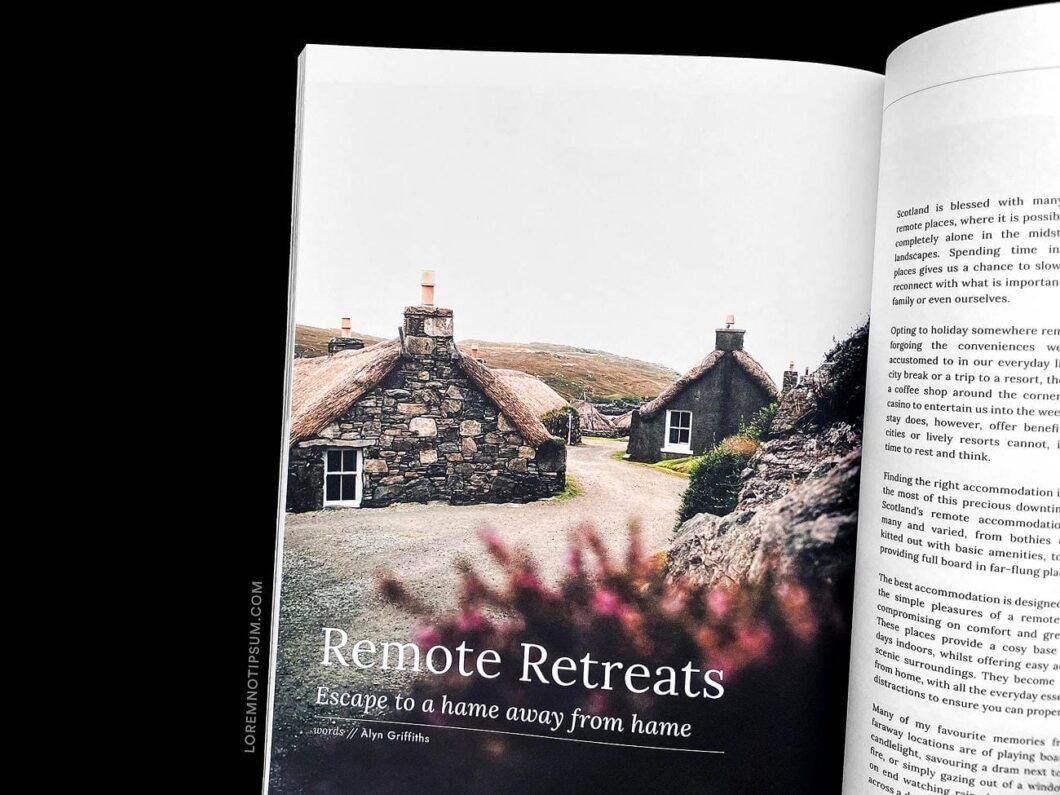 Hidden Scotland Magazine Issue 2 – loremnotipsum.com