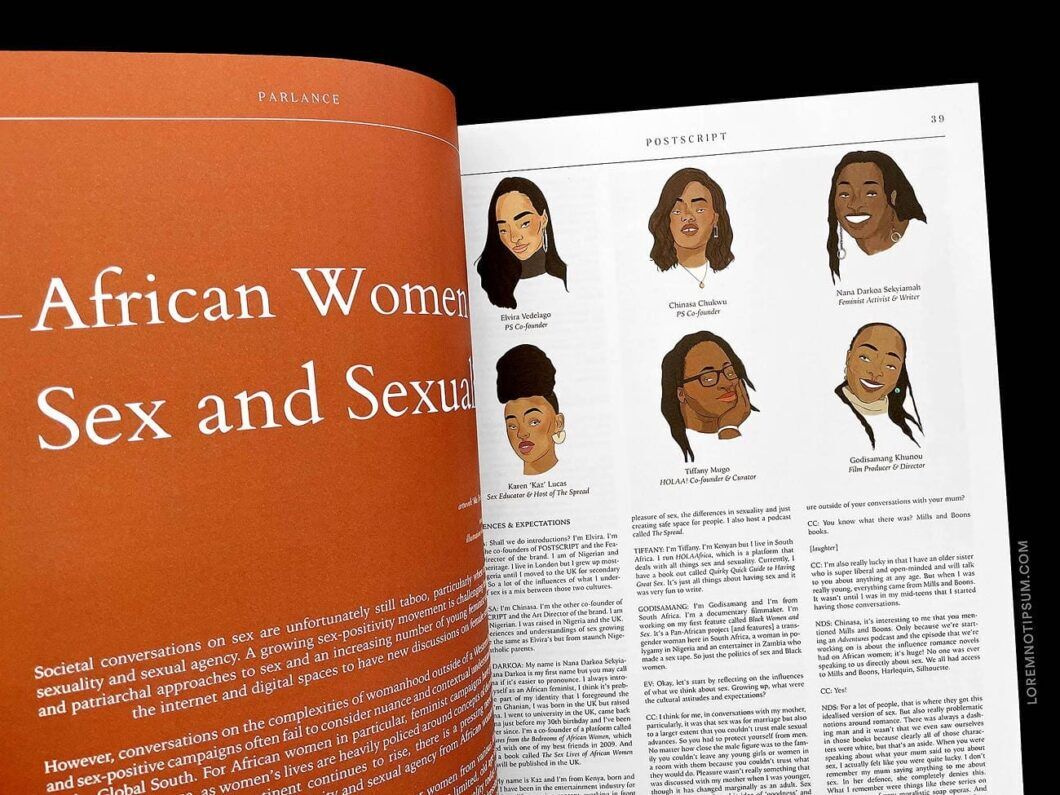 Postscript Magazine Issue 4 – loremnotipsum.com