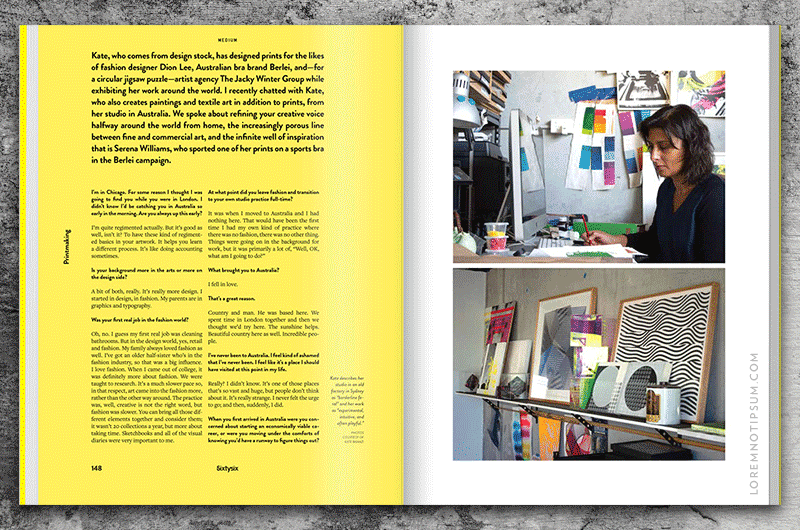 Sixtysix Magazine Issue 2 – loremnotipsum.com