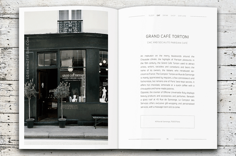 Travel Colours Paris City Guide – loremnotipsum.com