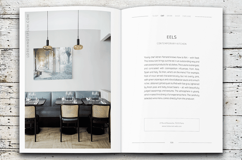 Travel Colours Paris City Guide – loremnotipsum.com