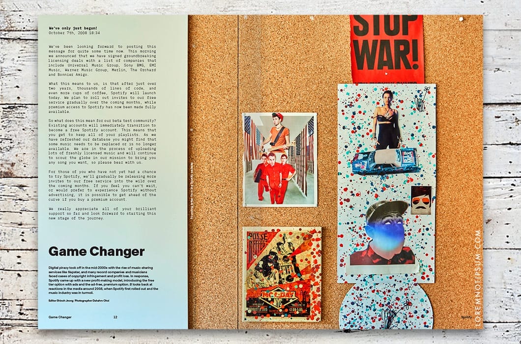 Magazine B Issue 94 (Spotify) – loremnotipsum.com