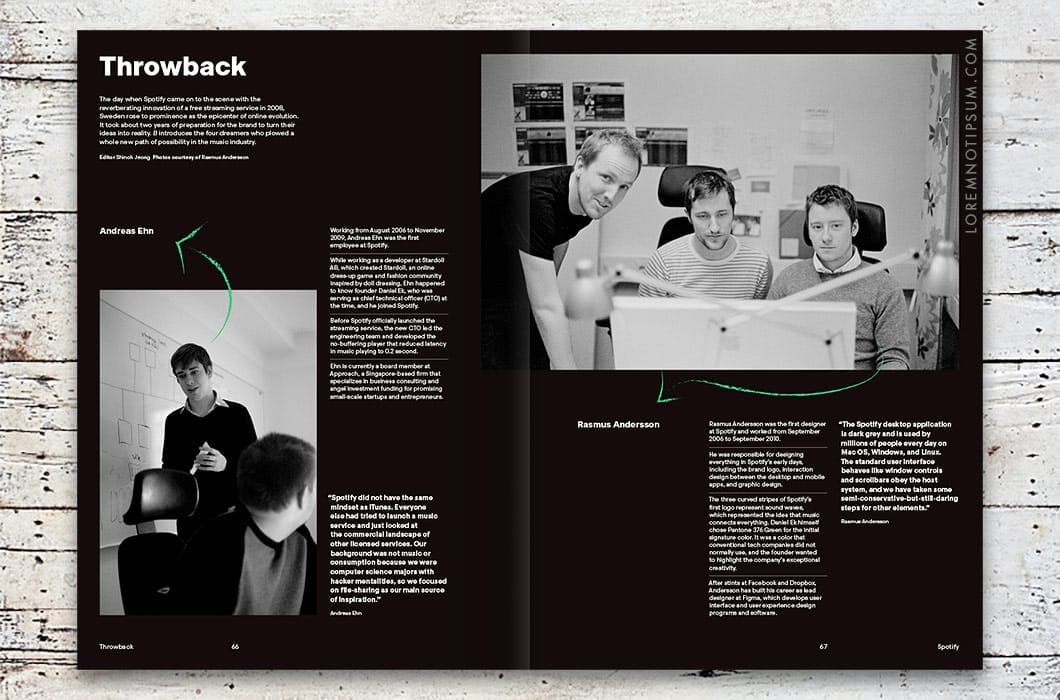 Magazine B Issue 94 (Spotify) – loremnotipsum.com