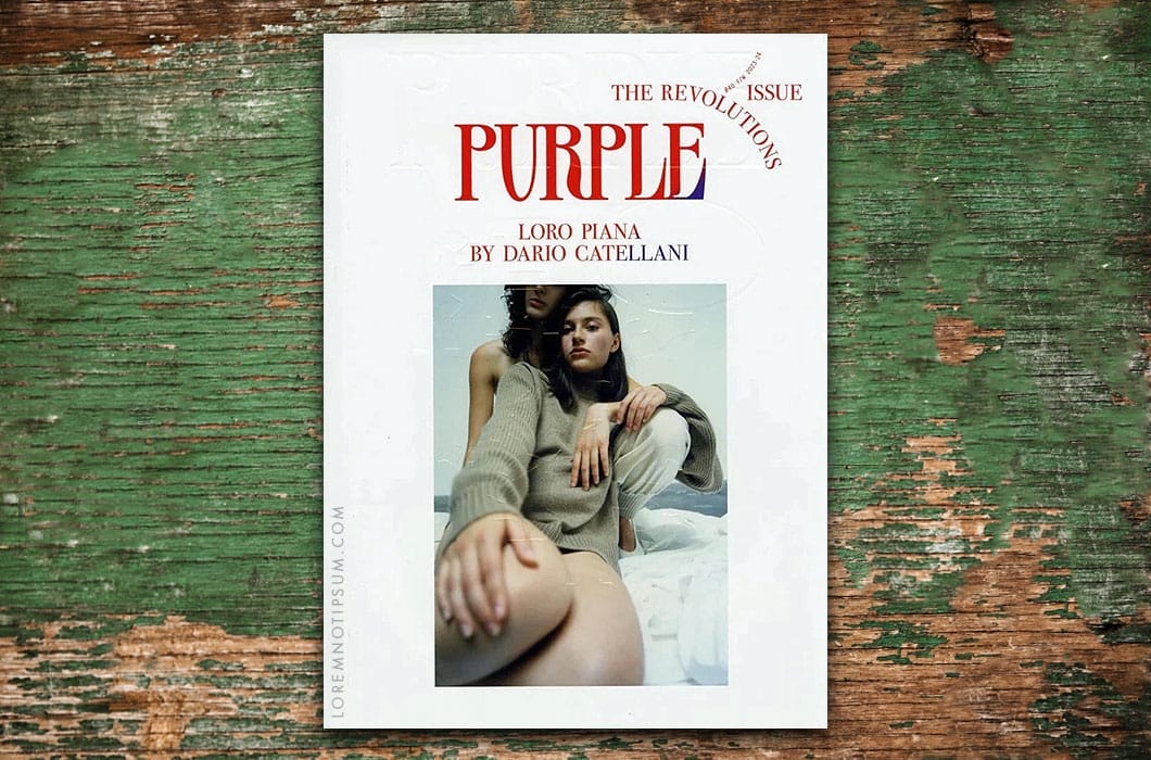 Purple Fashion Magazine Issue 40 (the Revolutions Issue) – loremnotipsum.com